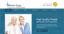 Desktop Screenshot of northstarhomehealth.com